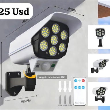 Lámparas de sensor de movimiento tipo cámara - Img 121718379