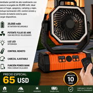 Ventilador MODELO FX13 🔋 Batería recargable de 20,000 mAh - Img 56506315