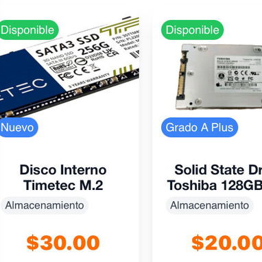 Venta de discos duros solidos externos e internos de varia capacidad Precio y detalles en las fotos - Img 119225351