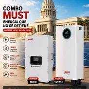 Combo Must Inversor 10 kw + Batería Litio 15 kwh - Img 56698443