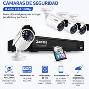 🔒 Sistema de Cámaras de Seguridad ZOSI H.265+ Full HD 1080P 🌐 - Img 56191984