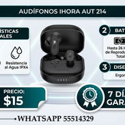 Audífonos TWS AUT214 1HORA, entrega de Factura a su nombre. Variedad de Audífonos y Auriculares nuevos en caja - Img 55134753