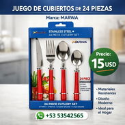 Juego de Cubiertos de 24 Piezas - Img 55902239