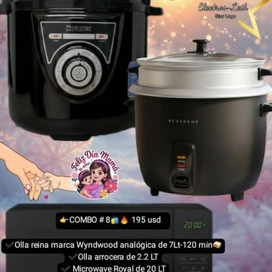🔥 Combos desde 95usd – Olla Reina, Micro, Freidora Aire, Ventilador – 🚗 Envío Habana - Img 120779583