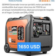 PLANTA GINMAX 7250W SILENCIOSA DE GAS Y GASOLINA - Img 55309255