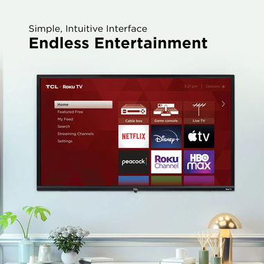 TCL Smart TV 32” Clase S3 (32S331) HD 720p con Roku TV - Img 123305675