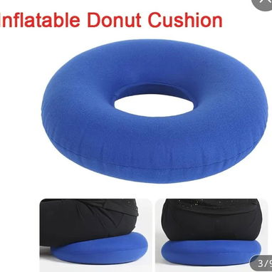 Cojín inflable para problemas de hemorroides, heridas, prostata - 2/5