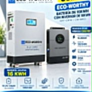 Combo EcoWorthy Inversor de 10kw con batería de 16 kw - Img 58325205