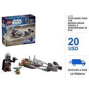 LEGO Star Wars 75436 The Mandalorian Grogu s Speeder Bike 58 Pcs - Img 58449743