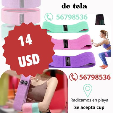 Juegos de ligas. Bandas elásticas de tela. Rodillo abdominal - 2/2