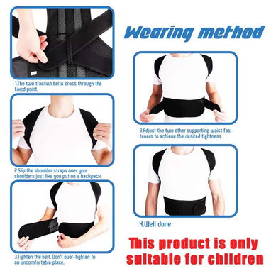 NUEVAS Fajas ortopédicas-correctoras, o NIÑOS. UNISEX (más cortas) p mejorar: maleta en espalda, dolores lumbares y más. - Img 109732202