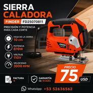 SIERRA CALADORA FINDER-FD25070811. Factura + Garantía - Img 56069380