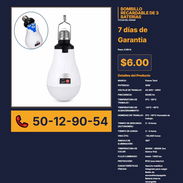BOMBILLO RECARGABLE DE 3 BATERÍAS VPT# -0106 - Img 56243853