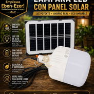 Bombillo recargable con panel - Img 57832962