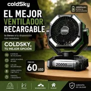 🚨 ¡ADIÓS A LAS NOCHES DE CALOR Y APAGÓN! ⚡ VENTILADOR COLDSKY RECARGABLE 20,000mAh 🔥 NUEVOS EN CAJA Y ENVIO GRATIS - Img 56093713