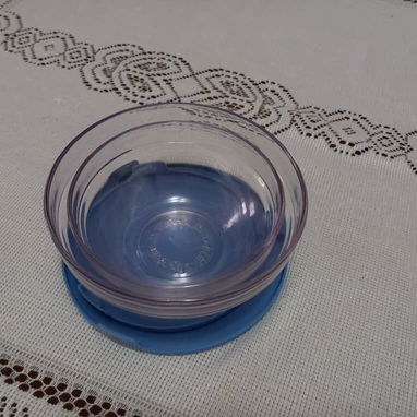 JUEGO DE RECIPIENTES DE CRISTAL CON TAPA - 4/5