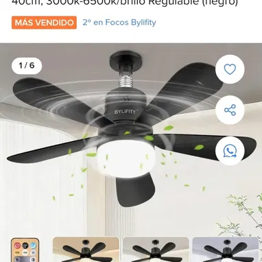 Ventilador lámpara - Img 121447085