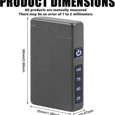 🔥Encendedor eléctrico USB recargable – Fosforera de plasma portátil con indicador🔋 | Regalo elegante🎁 - Img 106866942