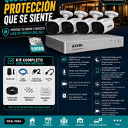 Seguridad ZOSI 24/7 | Audio en 4 Cámaras + 500GB - Img 57159171
