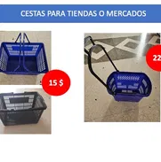 Cestos plasticos para cargar mercancia en tiendas o mercados - Img 49357454