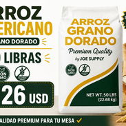 ARROZ AMERICANO – EXTRA FANCY LONG GRAIN (50 LBS) Precio: 26 USD Saco de 50 libras - Img 52677524