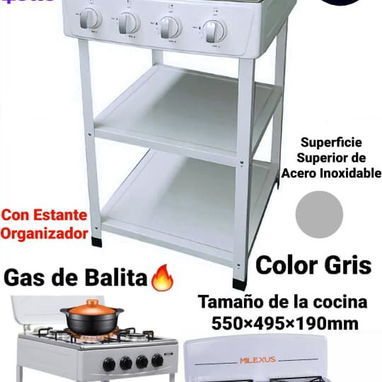 Cocina de gas de una dos tres y 4 hornillas .cocina de inducción y cocina infrarroja - Img 119061080