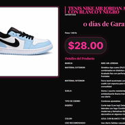 Jordan negro y azul con blanco forro textil, Nike Air Jordan azul blanco negro para caminar . - Img 57354865