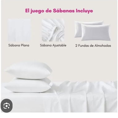 Juego de Sábanas Full (4 piezas) (cv) - 2/3