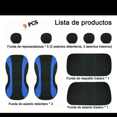 Forro de asiento para auto universal - Img 116903380