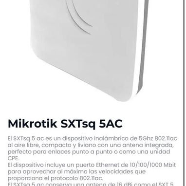 Equipos de redes. Router, Mikrotik , Nanos 2.4 y 5 ghz, Litebeam, Switch, Cable red categoría 6 con punta, Adaptador wi - Img 116786267