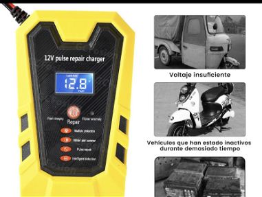 Tunder, Cargador Rápido Para Batería De Coche Moto 12v 6a - Img 63937119
