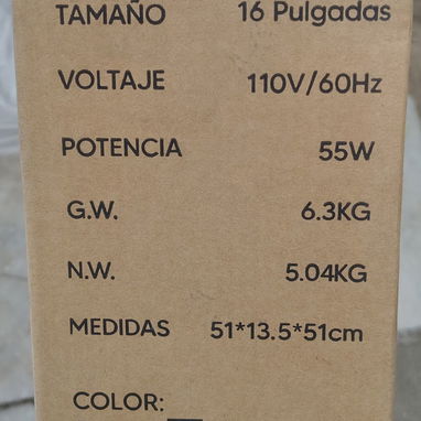Ventilador/pedestal/ 55w/ EcoFlow/ ahorro, - Img 119769846