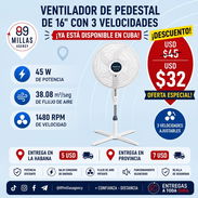 $32usd 🌀 Oferta de Ventiladores de pedestal 🌀 - Img 56544444