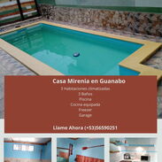 ⭐Renta casa de 3 habitaciones, 3 baños, piscina, cocina,Freezer,garage ,ubicada en Guanabo - Img 45154678