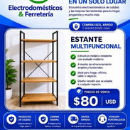 🔸 Estantería de Metal y Madera - Img 55629960