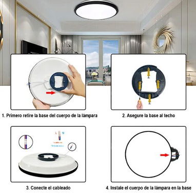 💡 LÁMPARA LED DE TECHO DECORATIVA (redondas) - Img 116143251