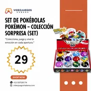 Set de Pokébolas Pokémon – Colección Sorpresa (Set) | videojuegoshabana.com - Img 55554910