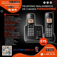 📱PANASONIC 📱 TELEFONO INALÁMBRICO PANASONIC 2 BASES. ENTREGA CON FACTURA Y GARANTÍA. TL 54833699 - Img 53020514