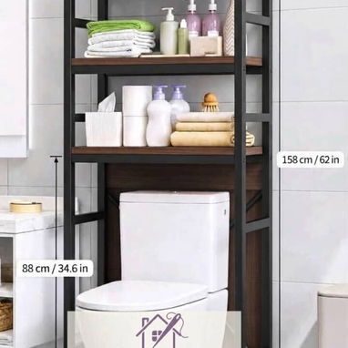 Mueble organizador de baño sobre inodoro - 2/2