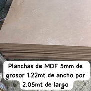 Mdf de 5 mm de 2.05X1.22 y cartón tabla a 6500 y melamina blanca 10mil - Img 51464054