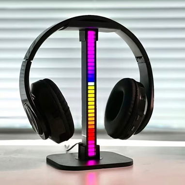 Soporte para auriculares LED con luces de degradado vivido - 3/3