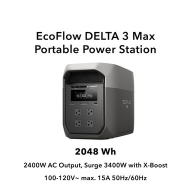 Ecoflow DELTA 3 Max (2,048Wh) - Estación de Energía – Planta Eléctrica - Img 127296774