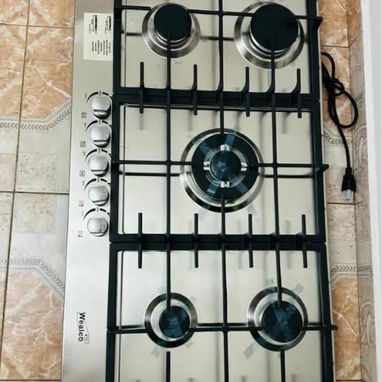 Cocinas de empotrar de 4 y 5 hornillas de acero inoxidable y de vidrio cerámica varios modelos - Img 126407165