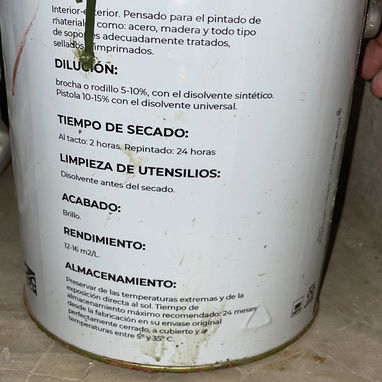 Esmalte industrial verde para interior y exterior de 4lt - 2/3