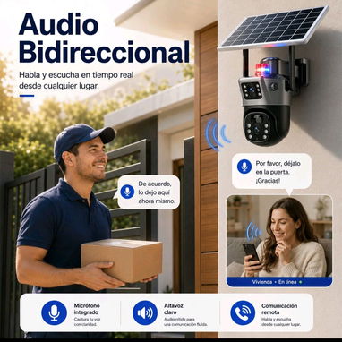 Cámara solar 2 visores a 8 Mpx Wifi - 5/7