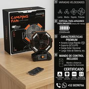 🍃*Ventilador Recargable!*💨 🔋Super ahorrativo! 🏷️ 65 USD ⏩ Varias Velocidades ✨20000 mAh Larga duracion 🎮 Control - Img 57266943