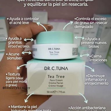 Crema Facial TEA TREE 50ml 🌿 Controla e previene el exceso de grasa🌿 - 2/2