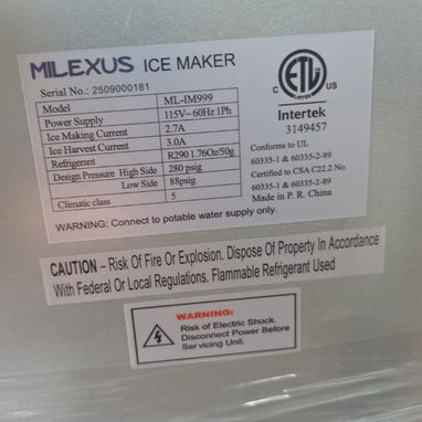 Máquina de hacer hielo 65 KG en 24 horas - 2/3