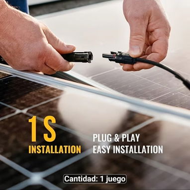 1 Par de conectores solares en Y MC4 - 2/6