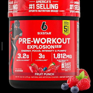 Sixstar- Creatina- Whey Proteín - Pre entren- Pre workout - Booster Impulsor - Img 108881666